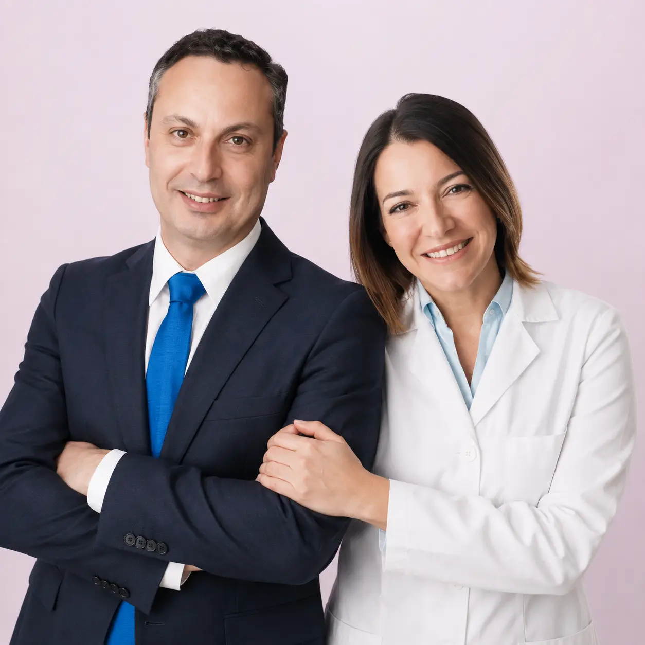 Dr. Ignatios Chatziandreou y Dra. Rocío Estella, directores de German Clinic Marbella
